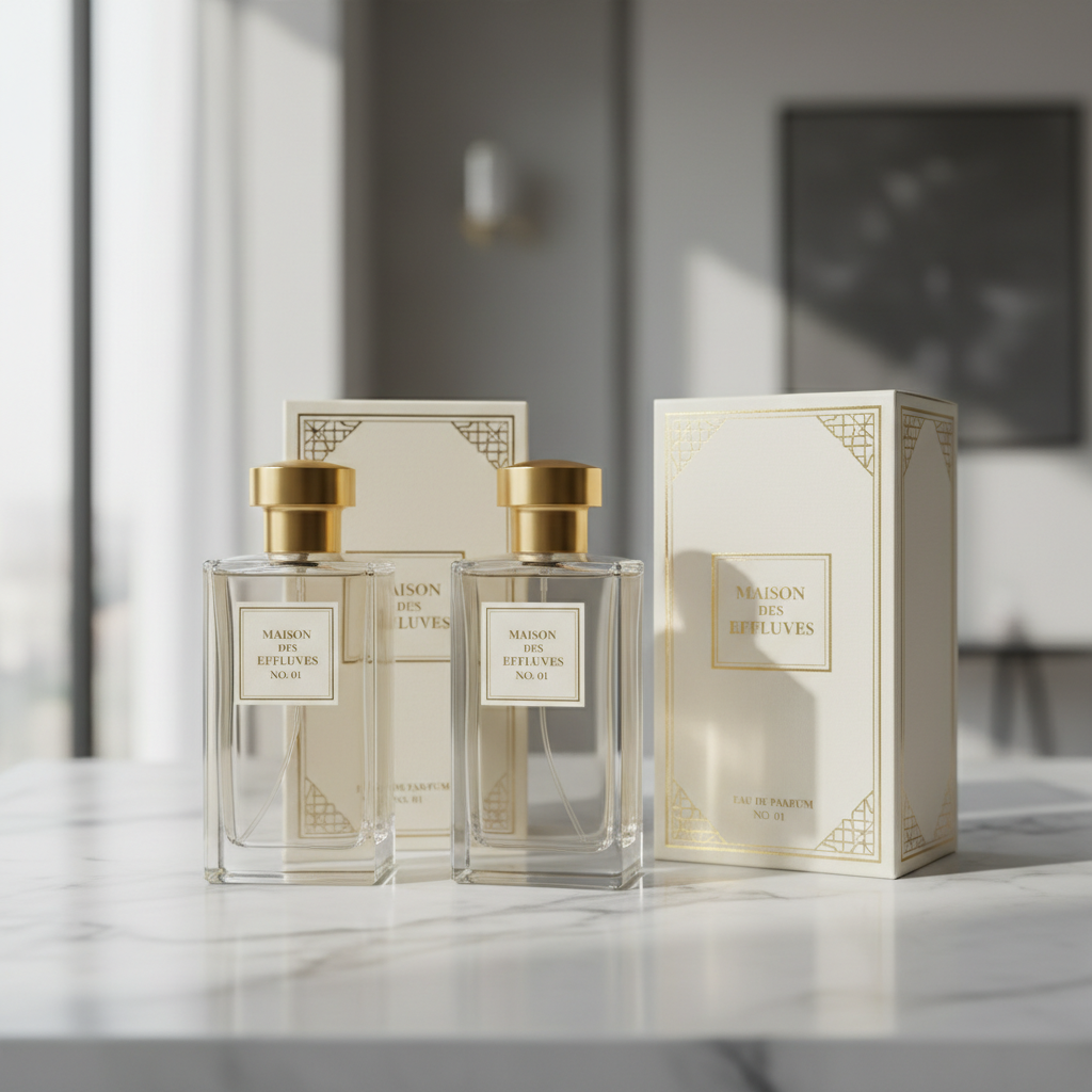 perfume bottle and luxury packaging design for your own perfume brand