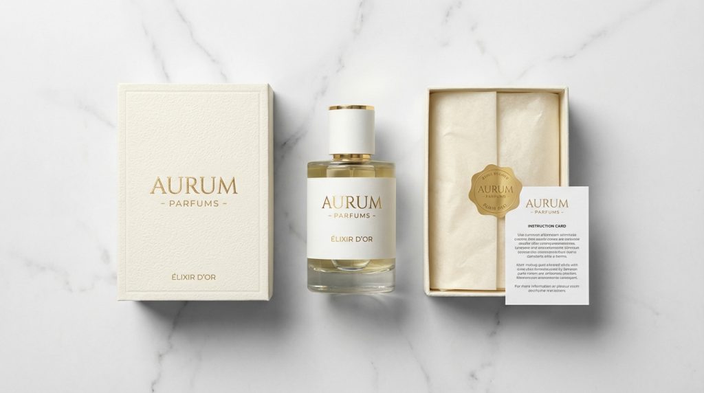 Luxury private label perfume packaging