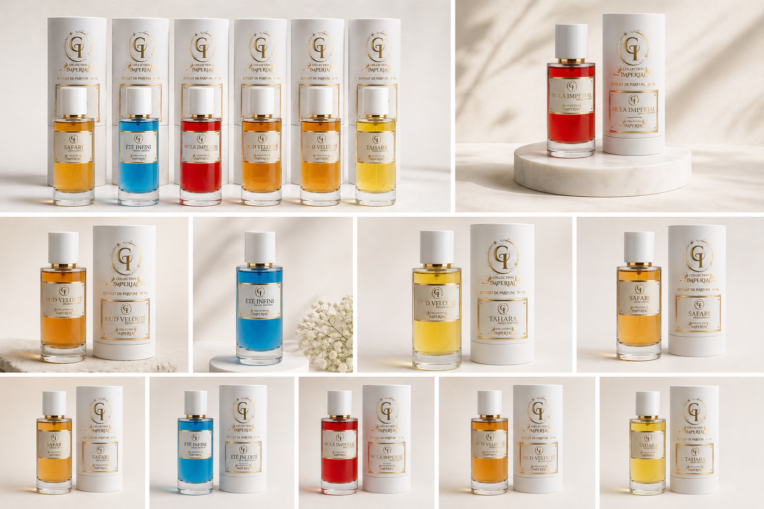 Wholesale perfume Collection Impériale — multicolor luxury bottles bulk supply USA Canada